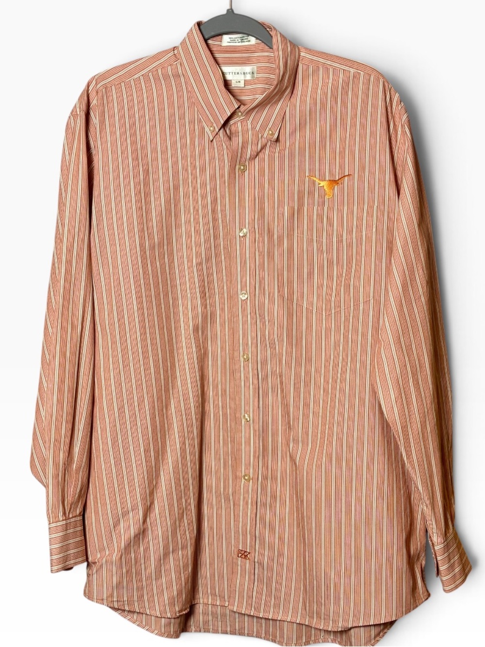 Cutter & Buck University of Texas Longhorn Long Sleeve Button Down Shirt NWOT